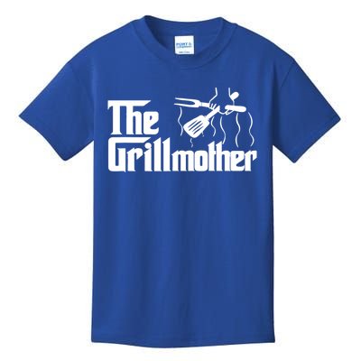 Wo Grillfather Bbq Timer Barbecue Funny Tee Chef Bbq Gift Kids T-Shirt