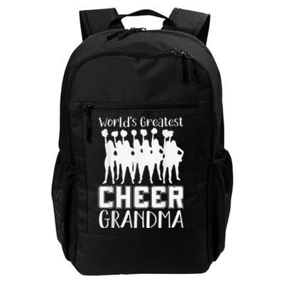 Worlds Greatest Cheer Grandma Funny Cheerleading Cheerleader Daily Commute Backpack