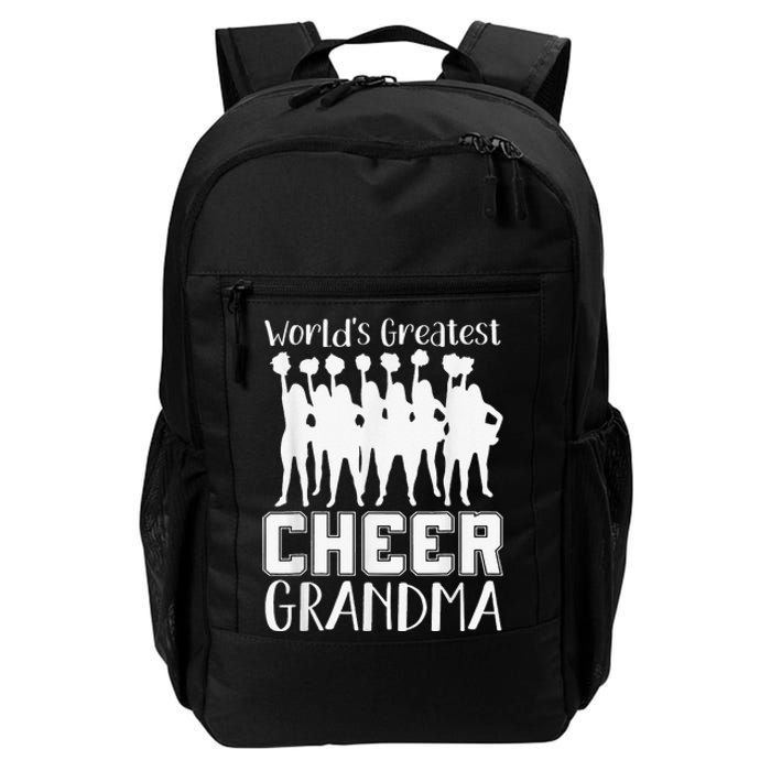 Worlds Greatest Cheer Grandma Funny Cheerleading Cheerleader Daily Commute Backpack