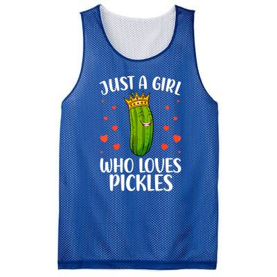 Women Girl Cute Pickle Cucumber Dill Pickle Lovers Gift Mesh Reversible Basketball Jersey Tank