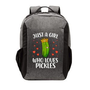 Women Girl Cute Pickle Cucumber Dill Pickle Lovers Gift Vector Backpack