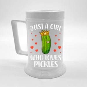 Women Girl Cute Pickle Cucumber Dill Pickle Lovers Gift Beer Stein