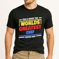 Worlds Greatest Chef Saying Funny Chef Gift Cooling Performance Crew T-Shirt