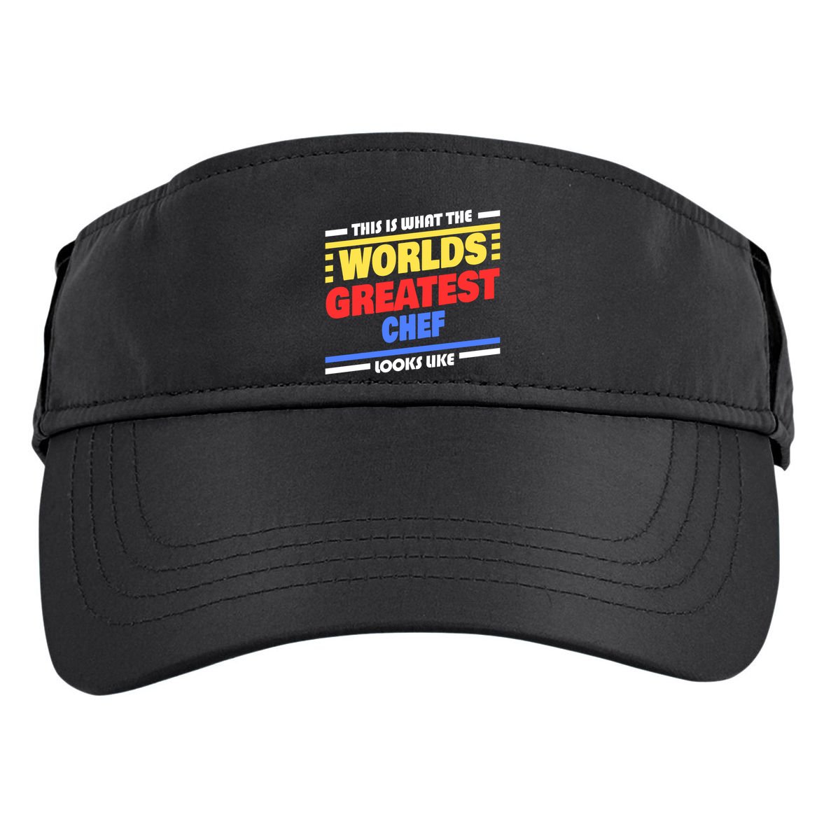 Worlds Greatest Chef Saying Funny Chef Gift Adult Drive Performance Visor