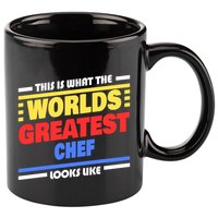 Worlds Greatest Chef Saying Funny Chef Gift 11oz C Handle Ceramic Mug