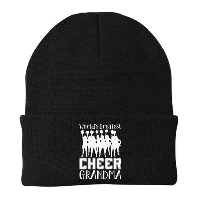 Worlds Greatest Cheer Grandma Funny Cheerleading Cheerleader Beanie