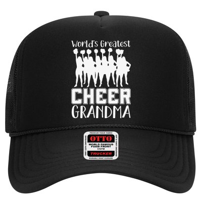 Worlds Greatest Cheer Grandma Funny Cheerleading Cheerleader Trucker Hat