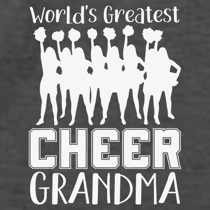 Worlds Greatest Cheer Grandma Funny Cheerleading Cheerleader Vector Backpack