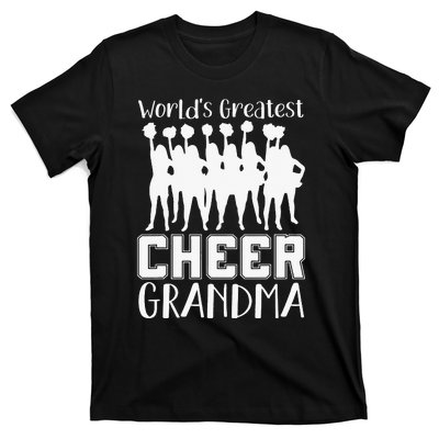 Worlds Greatest Cheer Grandma Funny Cheerleader T-Shirt