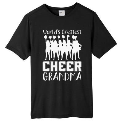 Worlds Greatest Cheer Grandma Funny Cheerleader Tall Fusion ChromaSoft Performance T-Shirt