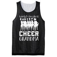 Worlds Greatest Cheer Grandma Funny Cheerleader Mesh Reversible Basketball Jersey Tank