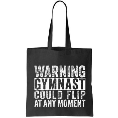 Warning Gymnast Could Flip Funny Gymnastics Bag