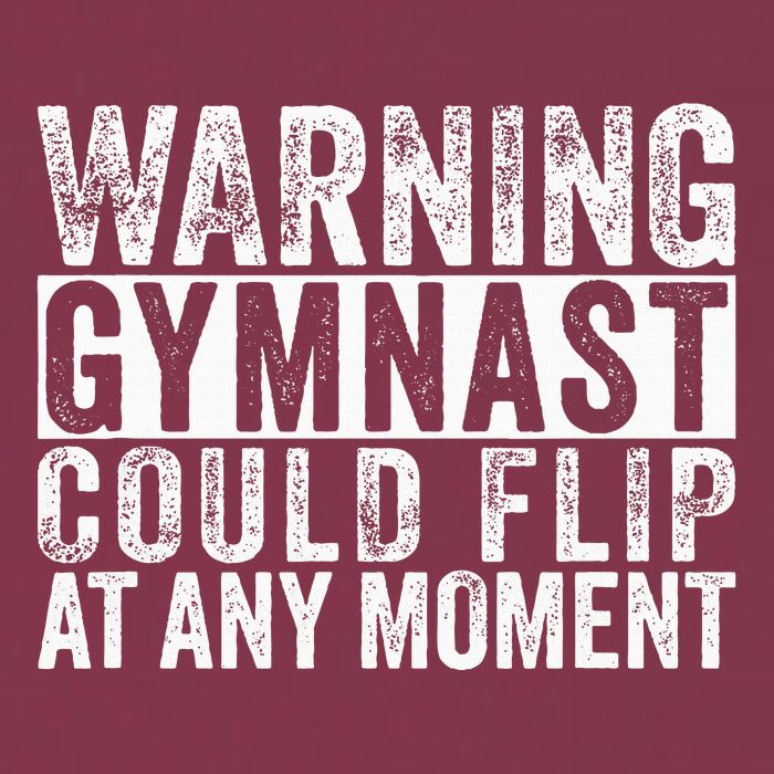 Warning Gymnast Could Flip Funny Gymnastics 16oz Travel Tumbler