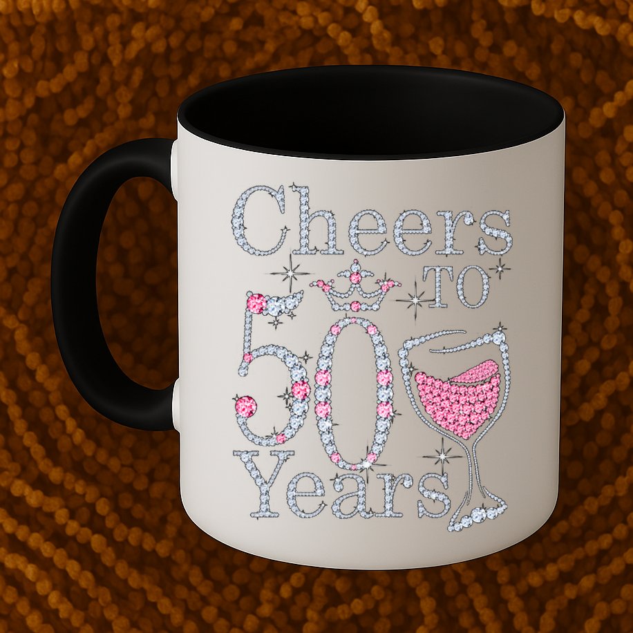 Women Gift Cheers To 50 Years 1969 50Th Birthday Gift For Womens Mug