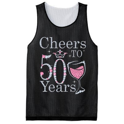 Women Gift Cheers To 50 Years 1969 50Th Birthday Gift For Womens Mesh Reversible Basketball Jersey Tank