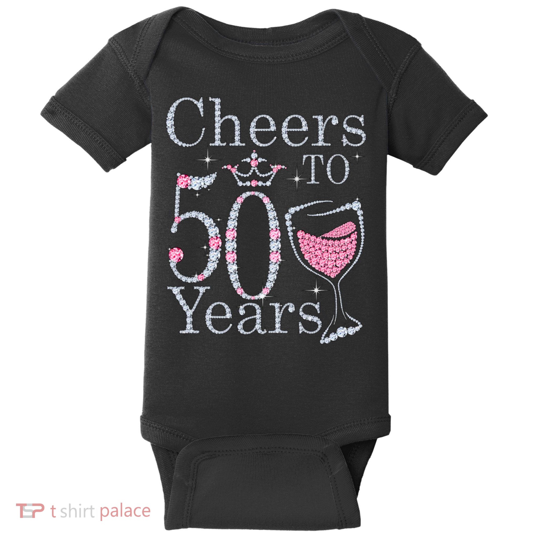Women Gift Cheers To 50 Years 1969 50Th Birthday Gift For Womens Baby Bodysuit