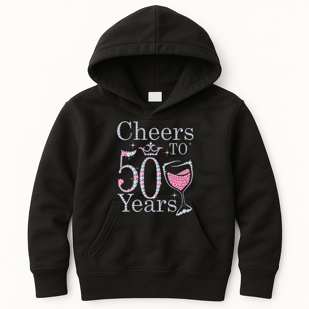 Women Gift Cheers To 50 Years 1969 50Th Birthday Gift For Womens Kids Hoodie
