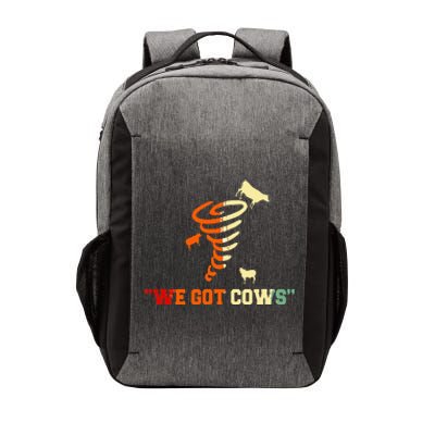 We Got Cows Funny Tornado Chaser Vintage Vector Backpack