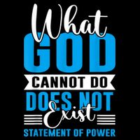 What God Cannot Do Does Not Exist 16 in Basic Backpack