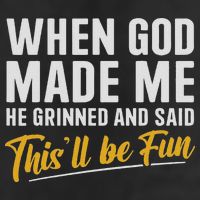 When God Created Me When God Made Me Funny God Adult Drive Performance Visor