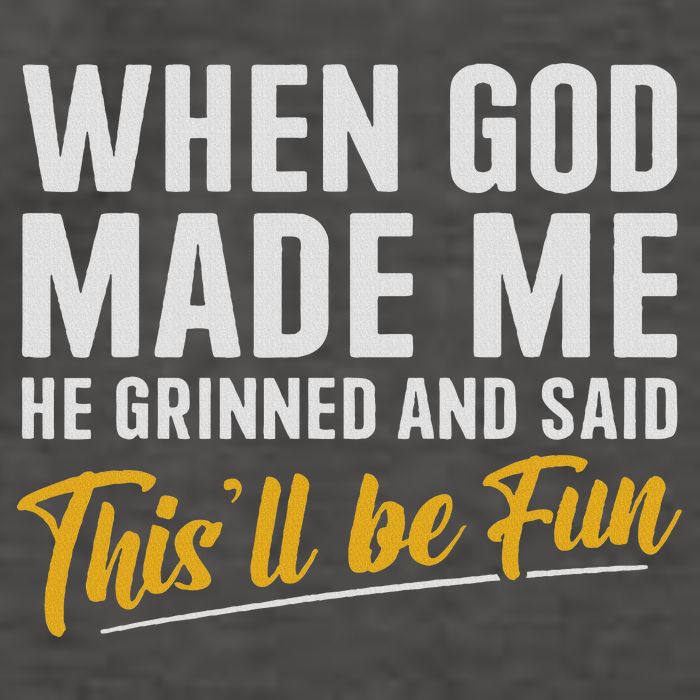 When God Created Me When God Made Me Funny God Vector Backpack