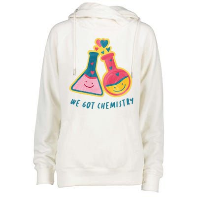 We Got Chemistry Cute Gift Womens Funnel Neck Pullover Hood