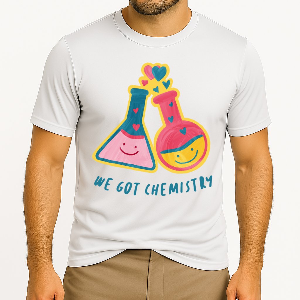 We Got Chemistry Cute Gift Cooling Performance Crew T-Shirt