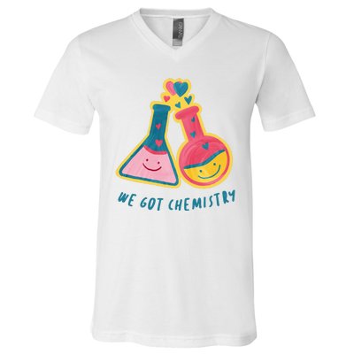 We Got Chemistry Cute Gift V-Neck T-Shirt