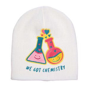 We Got Chemistry Cute Gift Short Acrylic Beanie