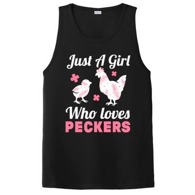 Wo Girl Chicken Lover I Just A Girl Who Loves Peckers PosiCharge Competitor Tank