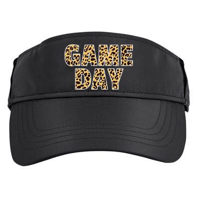 Wo Game Day Leopard Football Mother Wife Friend Gift Adult Drive Performance Visor