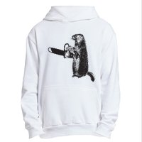 Woodchuck Groundhog Day Could Chainsaw Wood Urban Pullover Hoodie