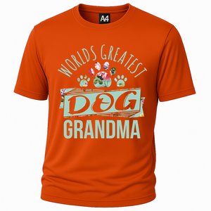 World's Greatest Dog Grandma Ever Pet Love Meaningful Gift Cooling Performance Crew T-Shirt