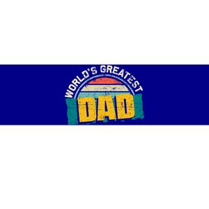 Worlds Greatest Dad Gift Bumper Sticker