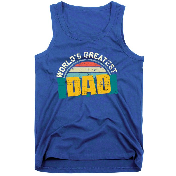 Worlds Greatest Dad Gift Tank Top