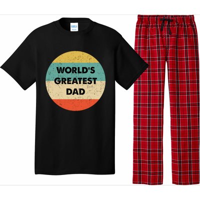 Worlds Greatest Dad Gift Pajama Set