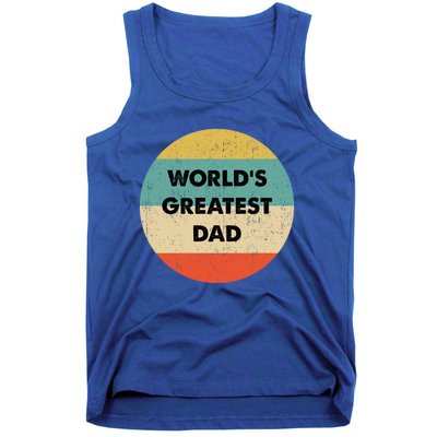 Worlds Greatest Dad Gift Tank Top