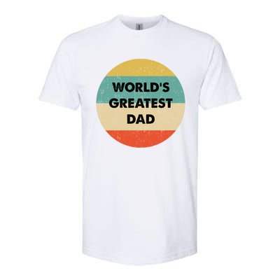 Worlds Greatest Dad Gift Softstyle® CVC T-Shirt