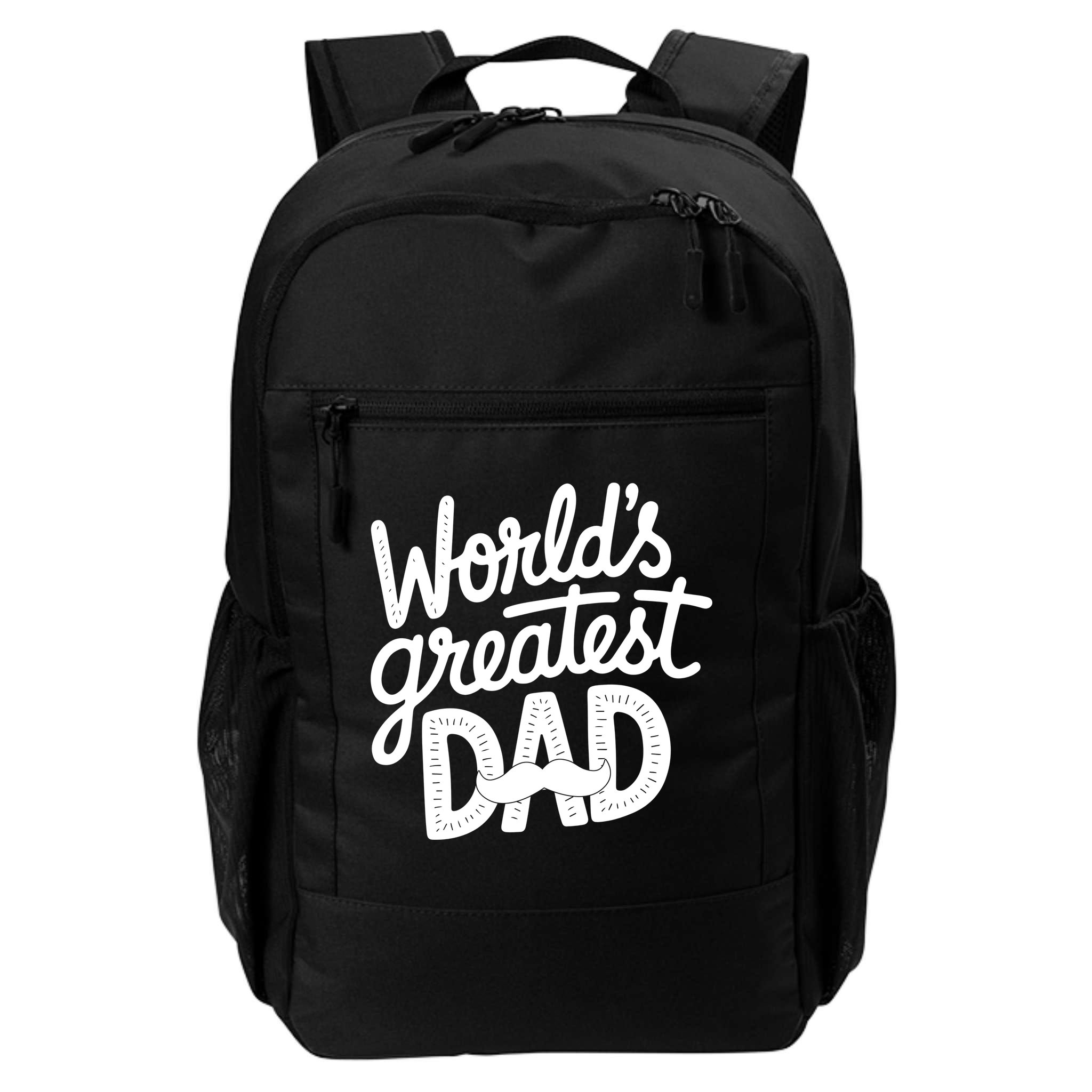Worlds Greatest Dad Funny Cute Father Day Backpack
