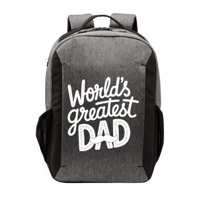 Worlds Greatest Dad Funny Cute Father Day Vector Backpack