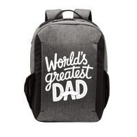 Worlds Greatest Dad Funny Cute Father Day Vector Backpack