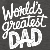 Worlds Greatest Dad Funny Cute Father Day Vector Backpack