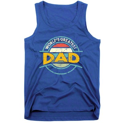 Worlds Greatest Dad Gift Tank Top