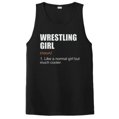 Wrestling Girl Definition Funny Wrestling Girl PosiCharge Competitor Tank