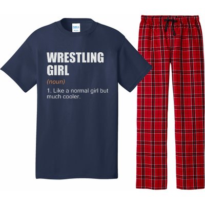 Wrestling Girl Definition Funny Wrestling Girl Pajama Set