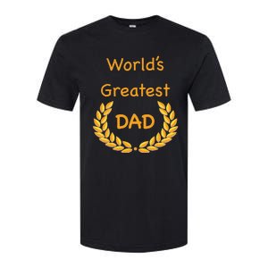 World's Greatest Dad ,Father, Daddy, Father's day GraphicT Softstyle CVC T-Shirt