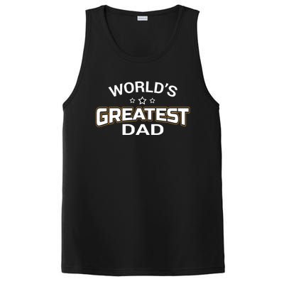 WorldS Greatest Dad Gift Papa FatherS Day Gift Cute Gift PosiCharge Competitor Tank