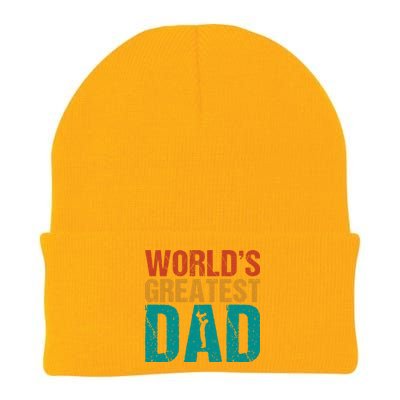 WorldS Greatest Dad Knit Cap Winter Beanie