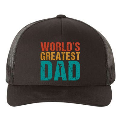 WorldS Greatest Dad Yupoong Adult 5-Panel Trucker Hat