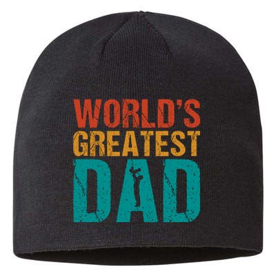 WorldS Greatest Dad Sustainable Beanie